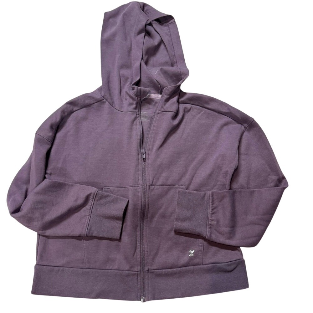 Purple Zip-Up Hoodie